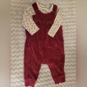 Overall long sleeve set